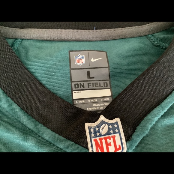 Youth Nike On Field Philadelphia Eagles “Wentz” Jersey. Size: Large (14/16) - Picture 3 of 9